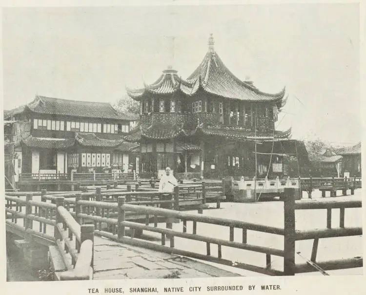 Tea house in Shanghai, China