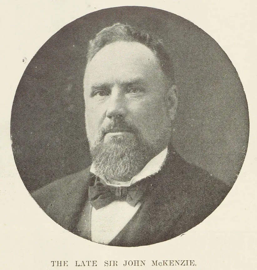 The late Sir John McKenzie