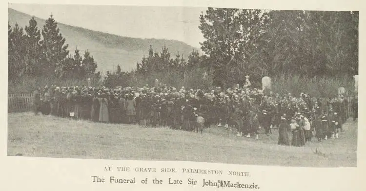 The funeral of the late Sir John McKenzie