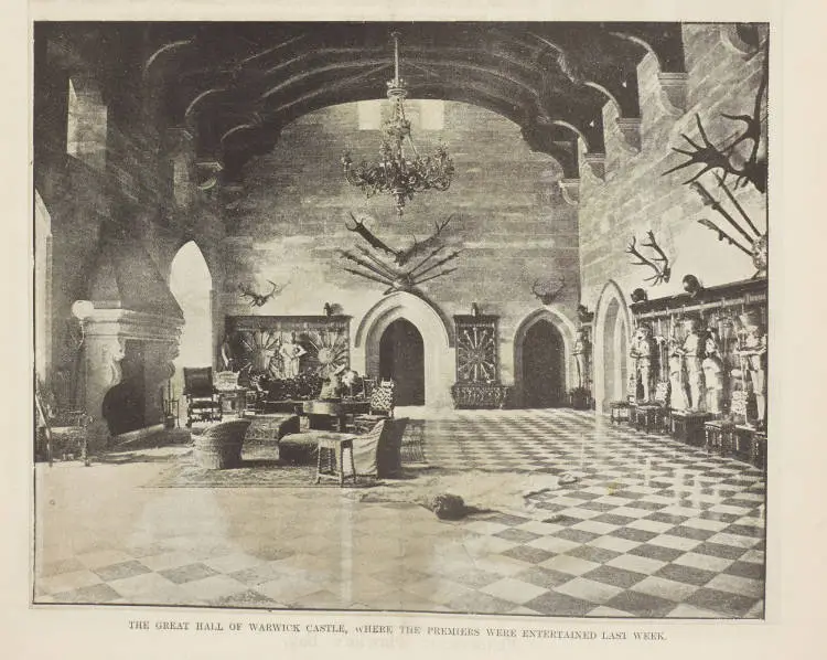 The Great Hall of Warwick Castle