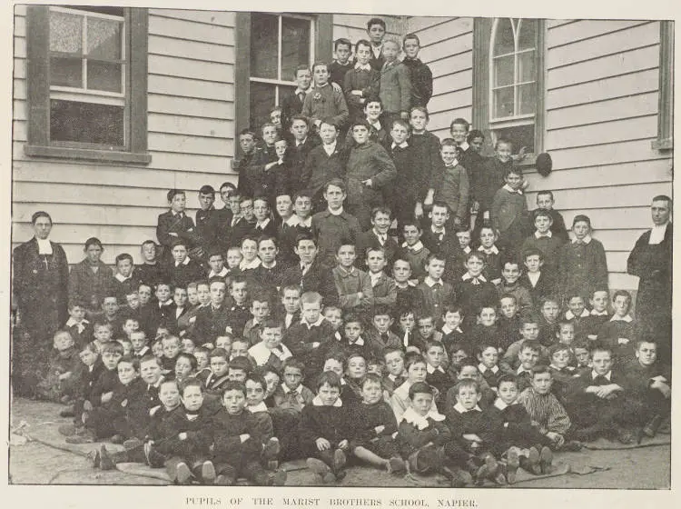 Pupils of the Marist Brothers School, Napier