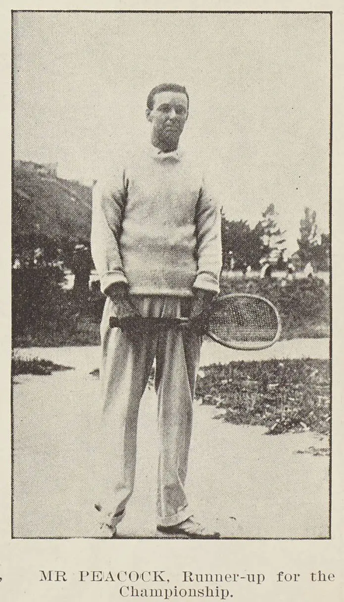 Mr Peacock, runner-up for the championship