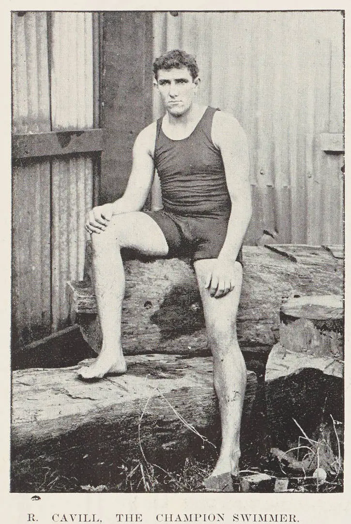 R. Cavill, the champion swimmer