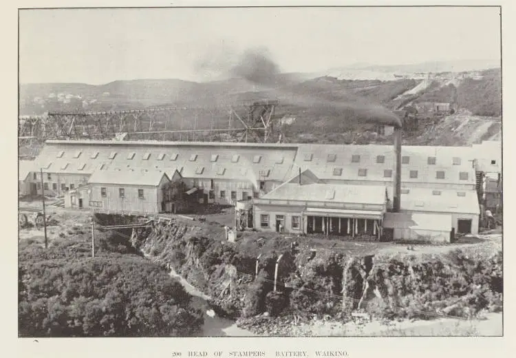 200 head of stampers battery. Waikino