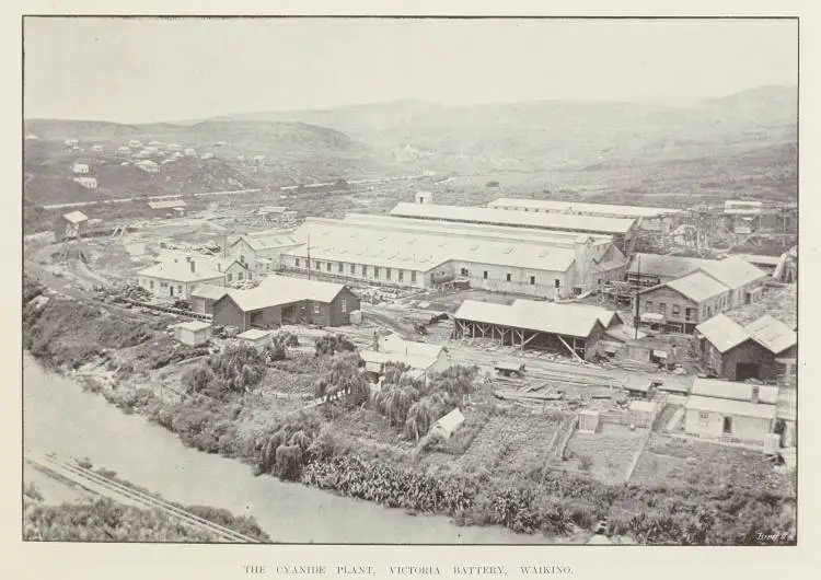 The cyanide plant, Victoria Battery, Waikino