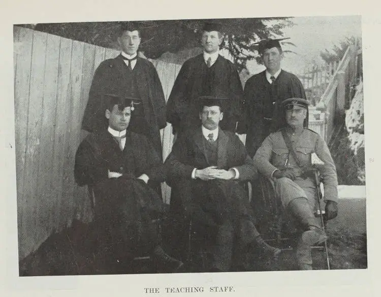 The teaching staff at Napier Boys High School