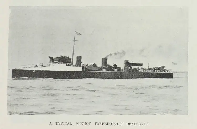 A typical 30-knot torpedo-boat destroyer