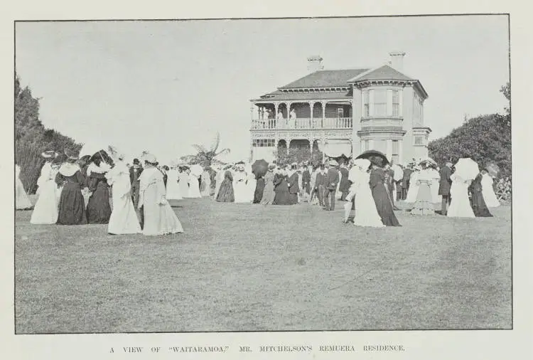 A view off 'Waitaramoa,' Mr. Mitchelson's Remuera residence