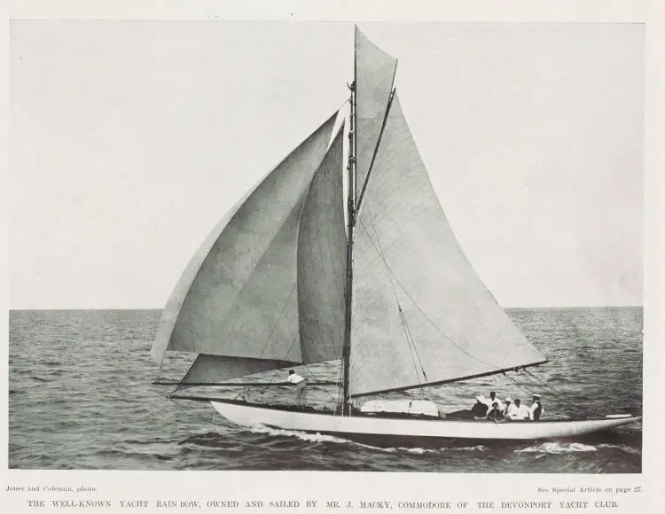 The well-known yacht Rainbow
