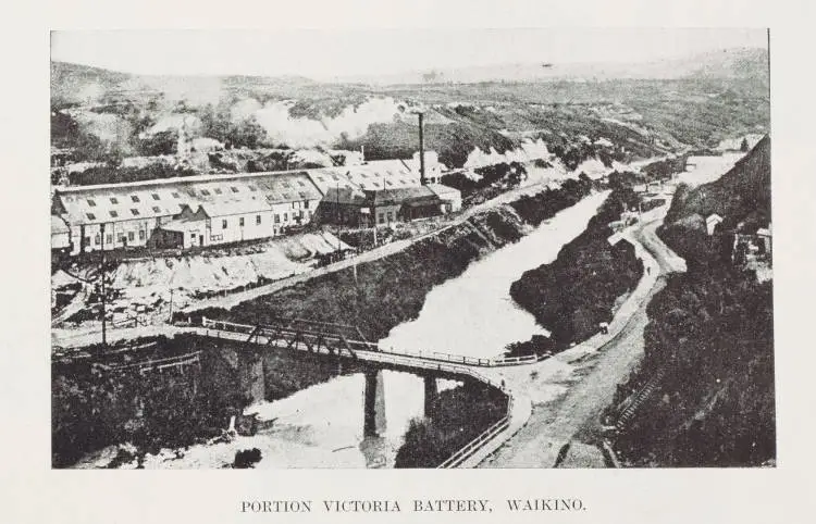 Portion Victoria battery, Waikino