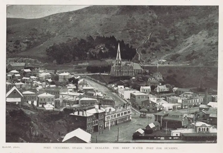 Port Chalmers, Otago, New Zealand: the deep water port for Dunedin