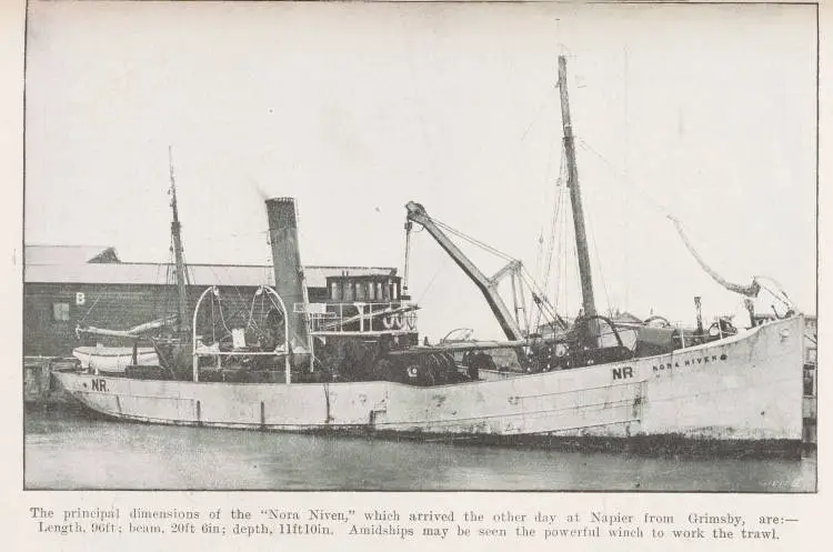 The 'Nora Niven,' which arrived the other day at Napier from Grimsby