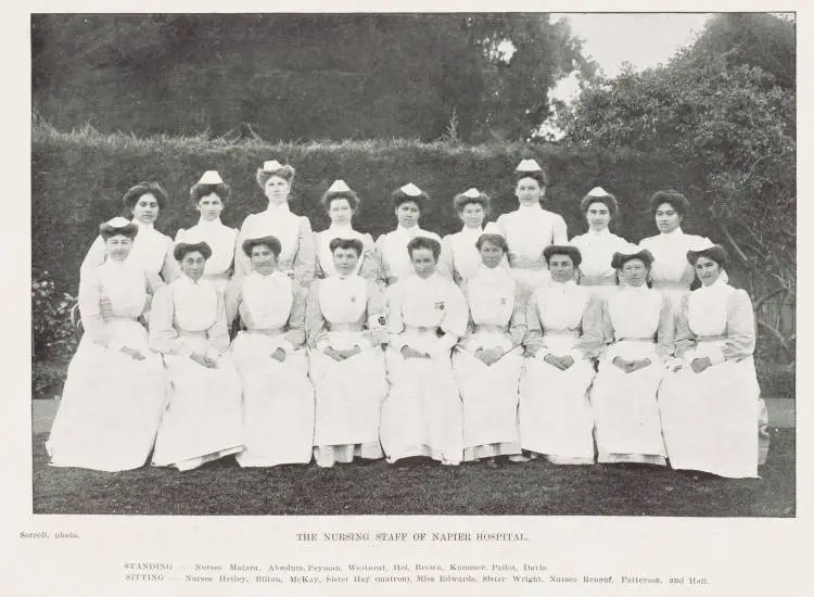 The nursing staff of Napier hospital