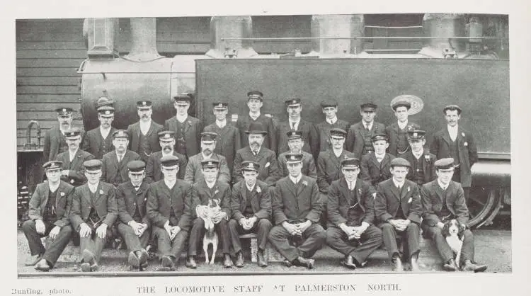 The locomotive staff at Palmerston North