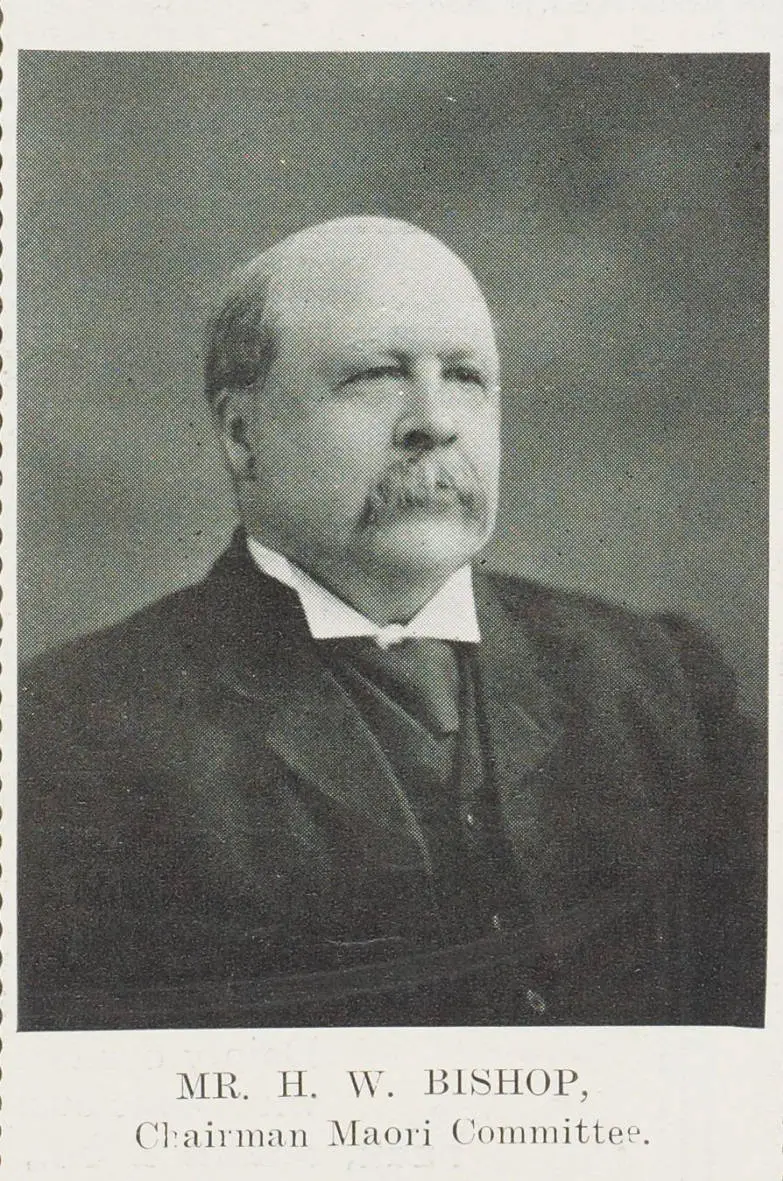 Mr H W Bishop, Chairman Māori Committee