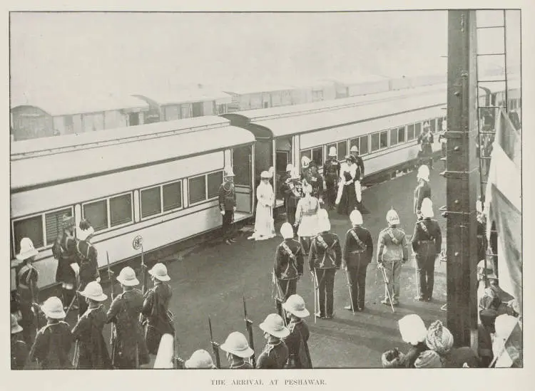 The arrival at Peshawar