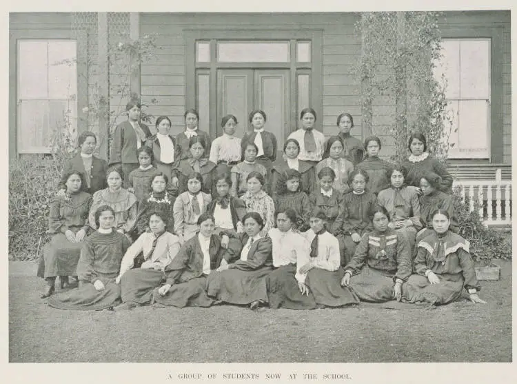 A group of students now at the school