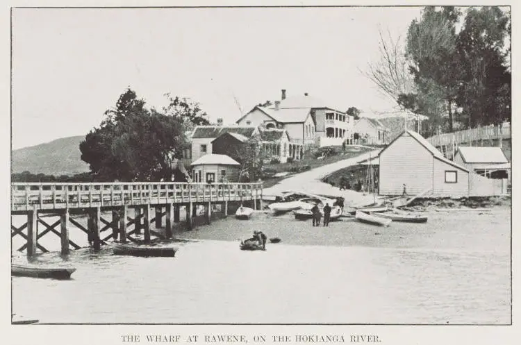 The wharf at Rawene, on the Hokianga River