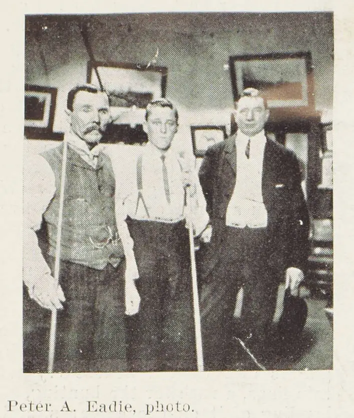 A clever young billiard player