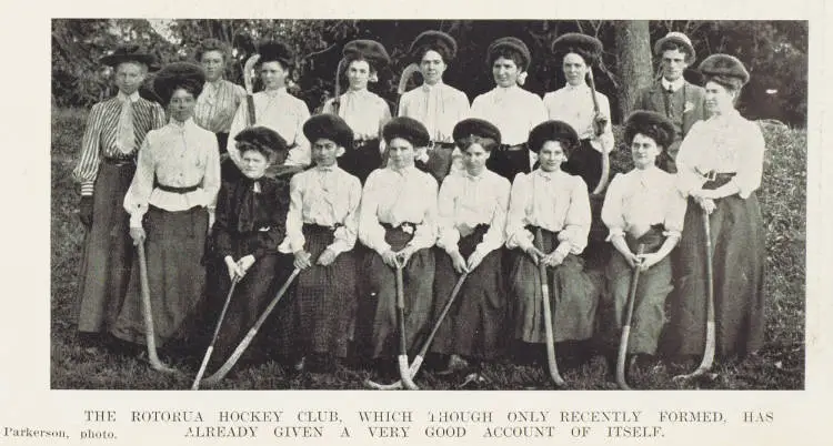 The Rotorua Hockey Club, which though only recently formed, has already given a very good account of itself
