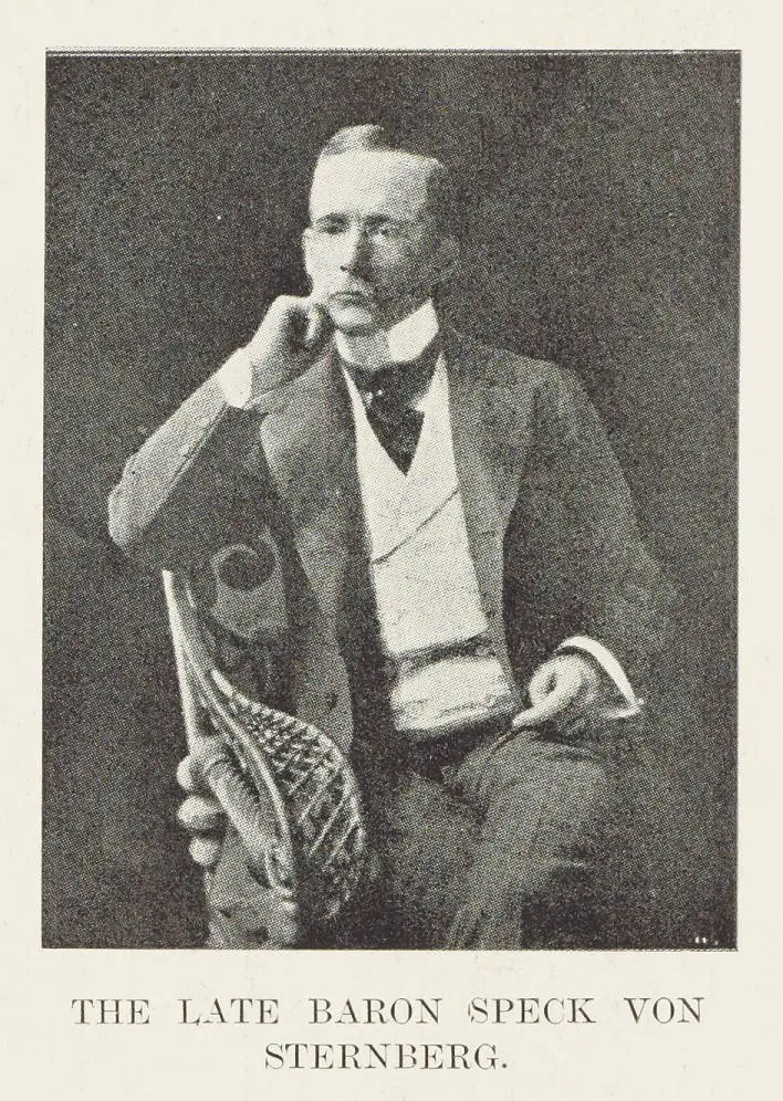 The late Baron 'Speck von Sternberg