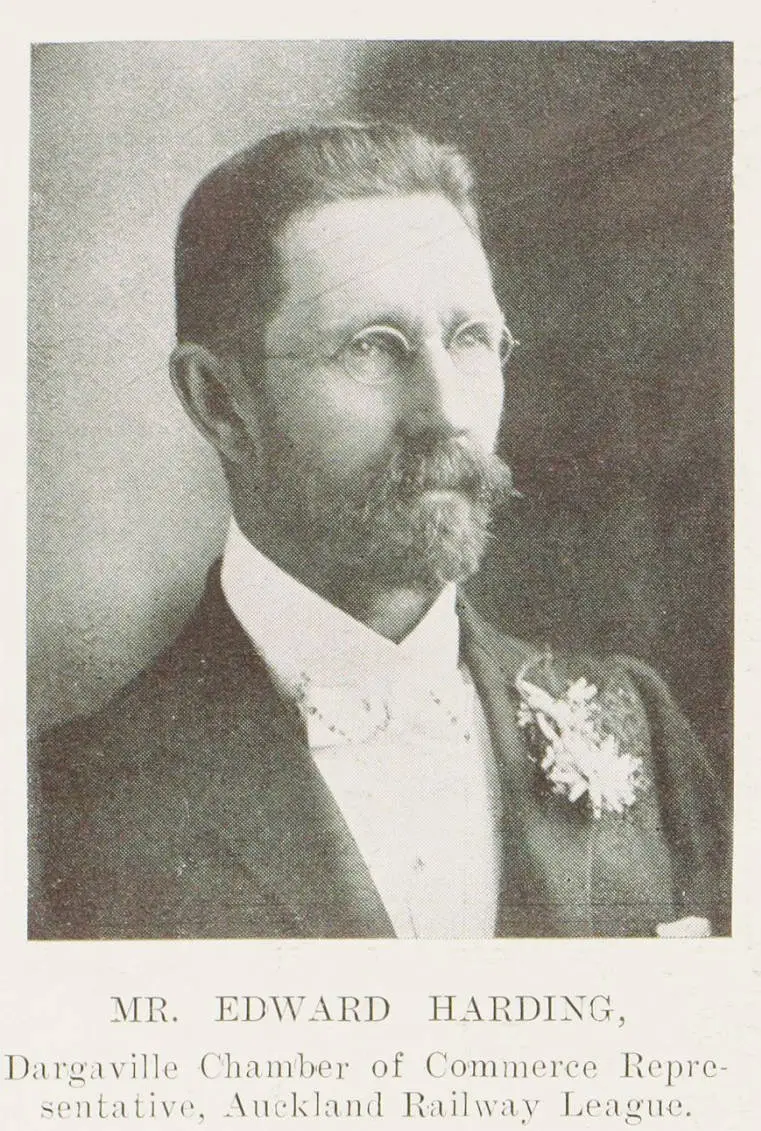 Mr. Edward Harding, Dargaville Chamber of Commerce Representative, Auckland Railway League