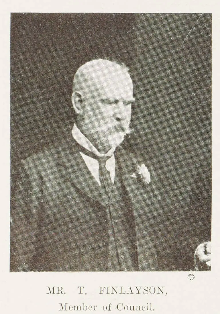 Mr T. Finlayson, Member of Council