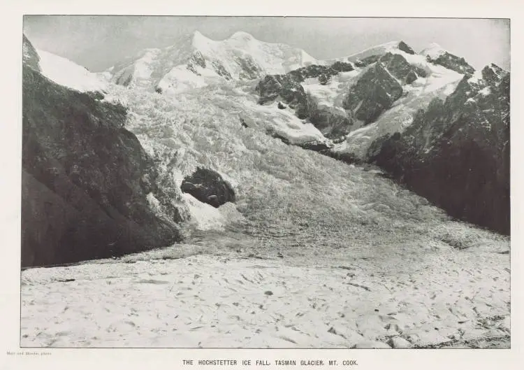 The Hochstetter Ice Fall, Tasman Glacier, Mt. Cook