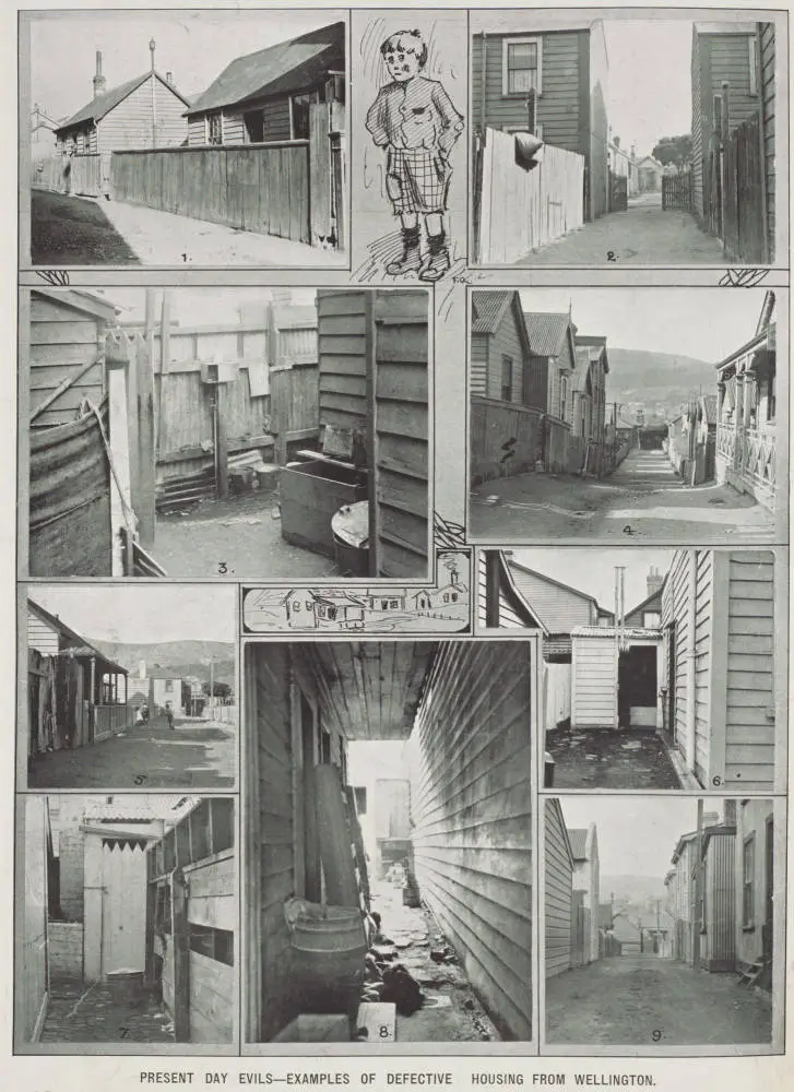 Present day evils - examples of defective housing from Wellington