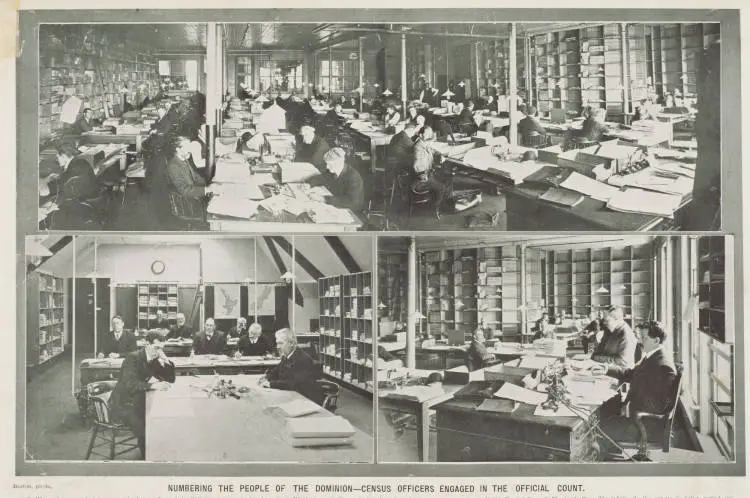 Numbering the people of the Dominion - census officers engaged in the official count