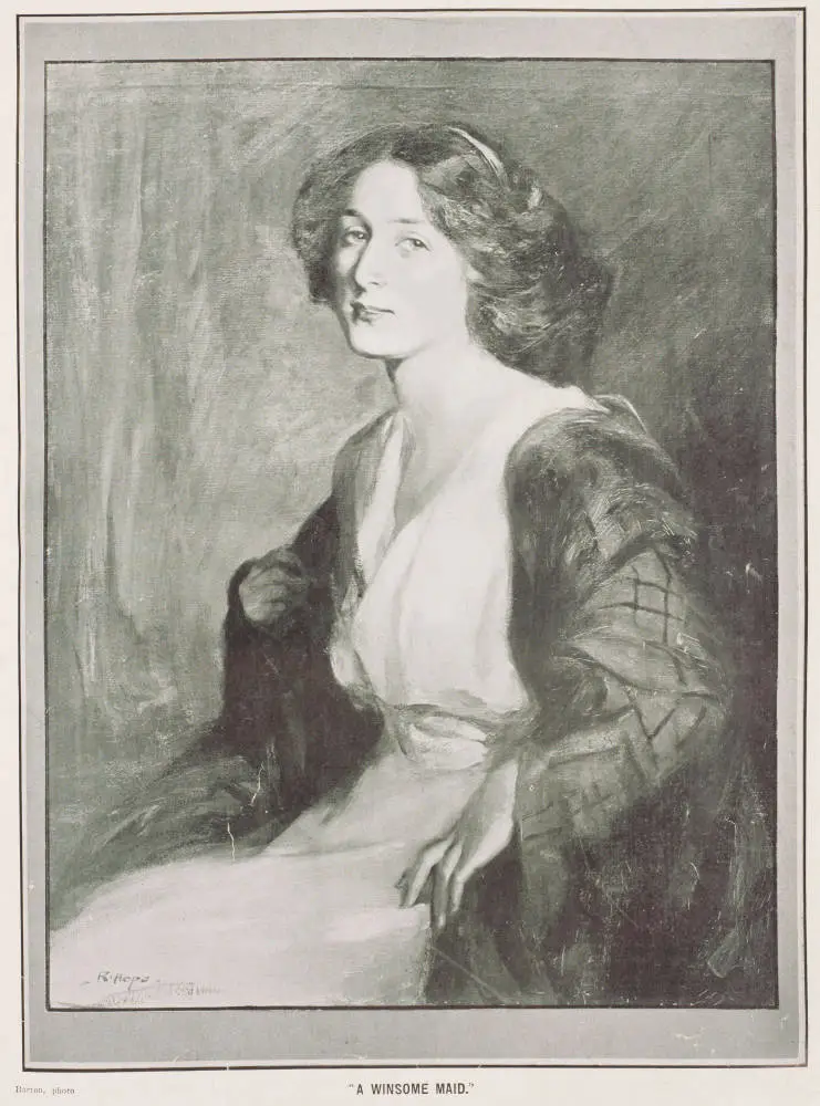A winsome maid