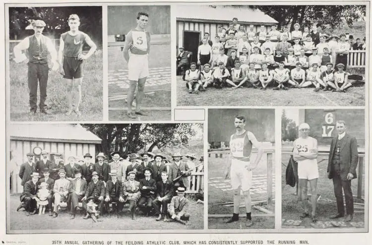 35th annual gathering of the Feilding Athletic Club, which has consistently supported the running man