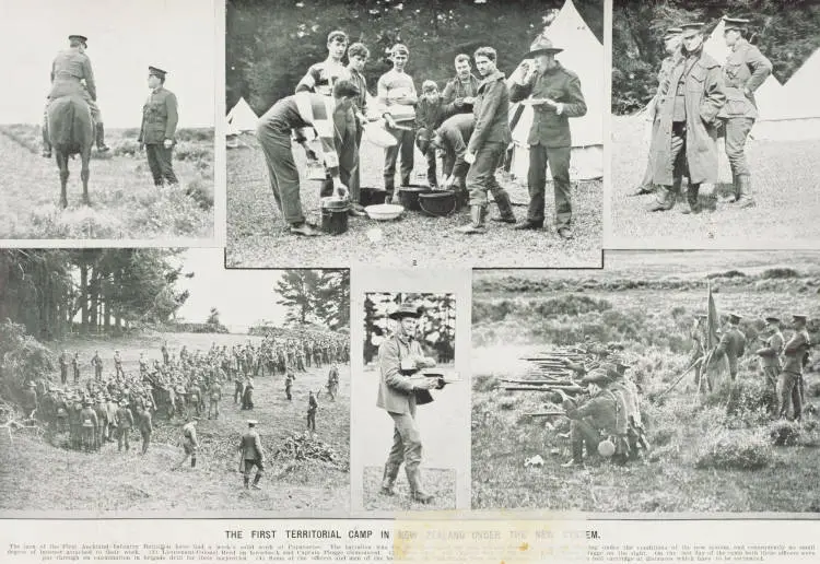 The first territorial camp in New Zealand under the new system