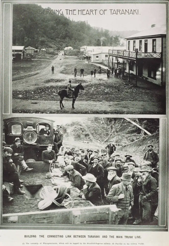 Building the connecting link between Taranaki and the main trunk line