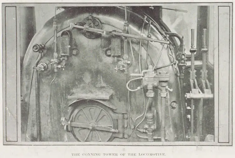 The conning tower of the locomotive