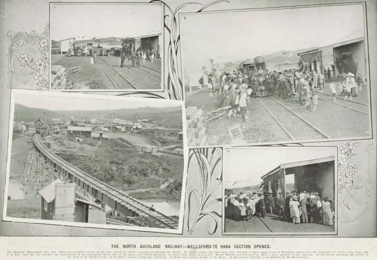 The North Auckland Railway - Wellsford-Te Hana section opened