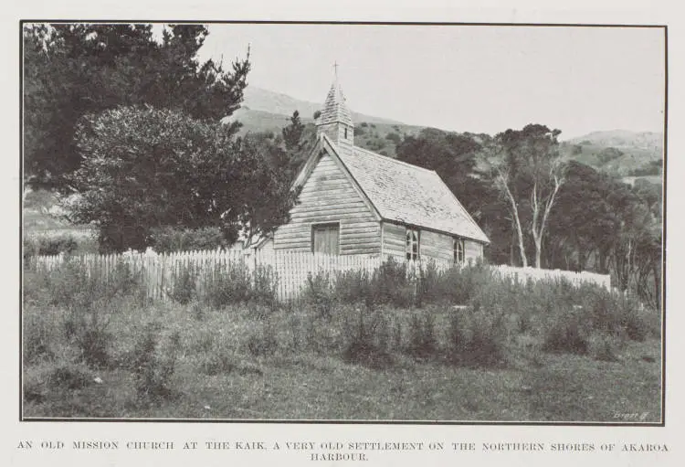 An old mission church at The Kaik, a very old settlement on the northern shores of Akaroa Harbour