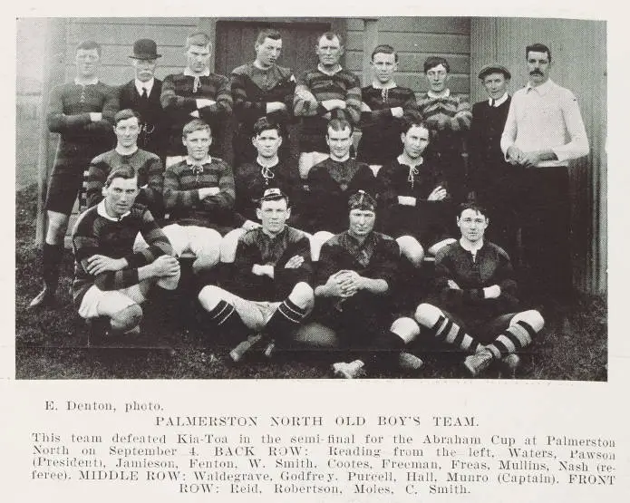 Palmerston North Old Boys team