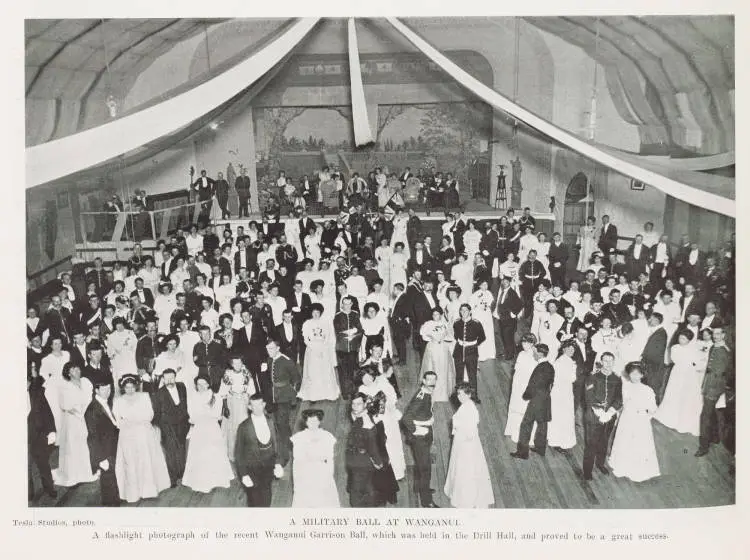 A military ball at Wanganui