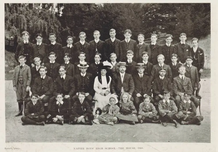 Napier Boys' High School - the house, 1908