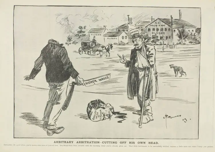 Arbitrary arbitration - cutting off his own head
