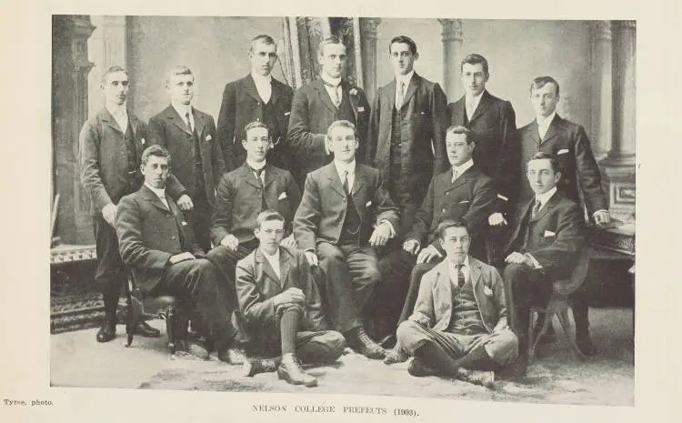 Nelson College Prefects (1903)