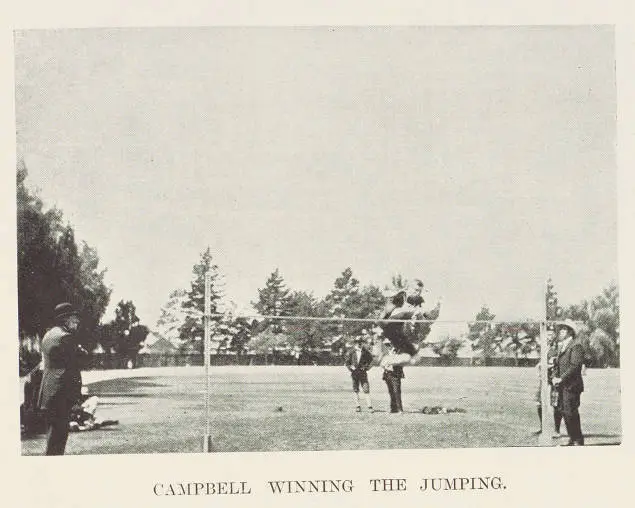 Caledonian sports, Napier: Campbell winning the jumping