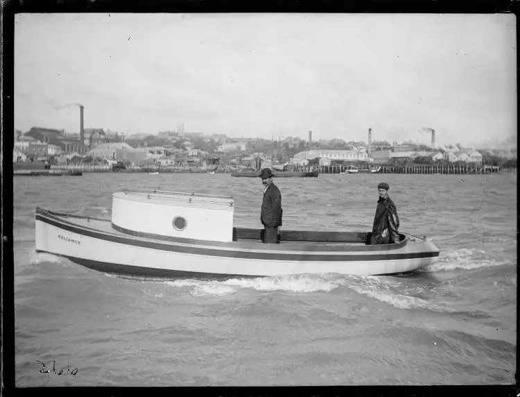 The Reliance in the Waitematā Harbour