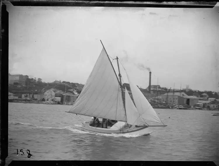 The yacht Wade in the Waitematā Harbour