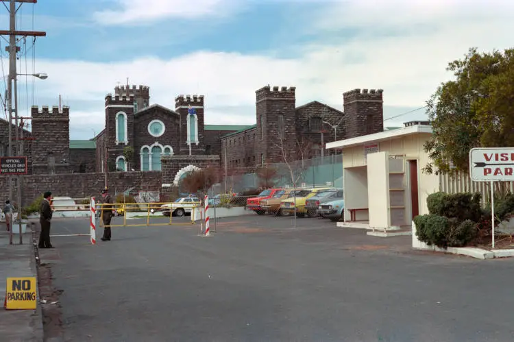 Mount Eden prison, Lauder Road, Mount Eden, 1986