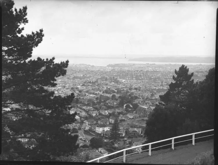 Grey Lynn from Mount Eden, 1958