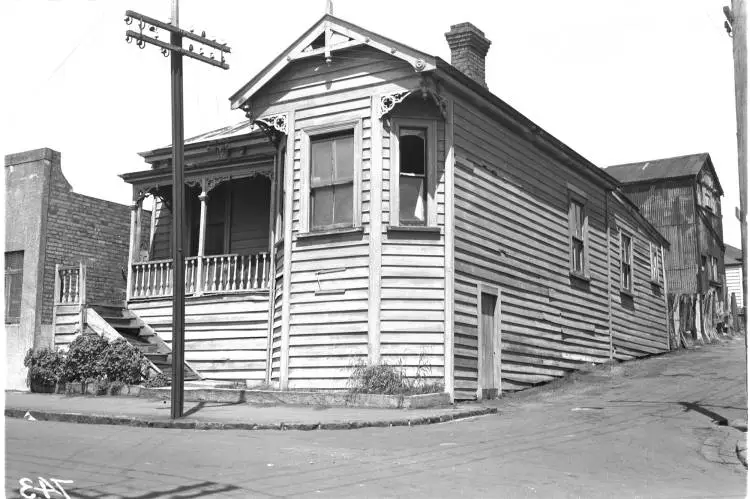 House on Drake Street, Freemans Bay, 1952