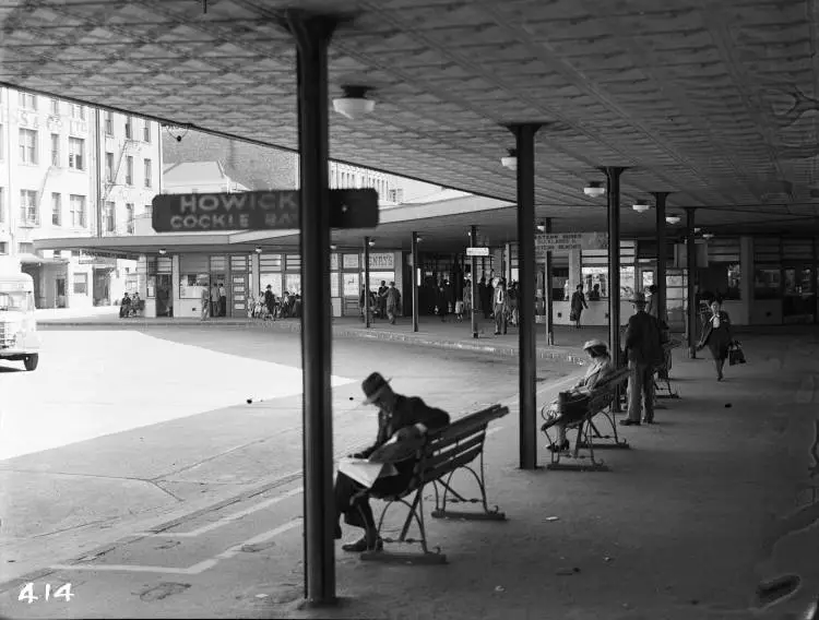 Municipal Transport Station, Galway Street, Auckland Central, 1950