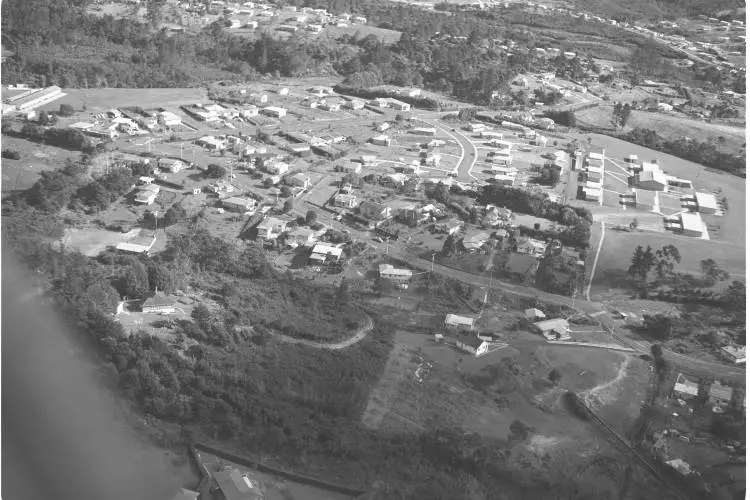 Aerial view over Titirangi, 1966